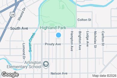 Map image of the property - 539 Geneva Ave