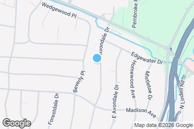 Map image of the property - 221 W Avondale Dr