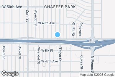 Map image of the property - 2025 W 48th Ave