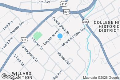Map image of the property - 724 Lawrence Ave