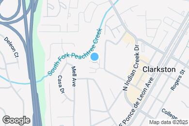 Map image of the property - Clarkston Townhomes