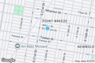 Map image of the property - 1513 S Woodstock St