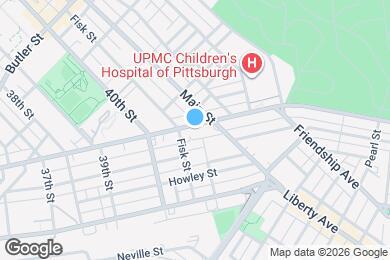 Map image of the property - 4052 Penn Ave