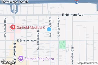 Map image of the property - 431 N Alhambra Ave