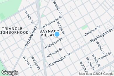 Map image of the property - 504 W 26th St