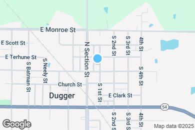 Map image of the property - 704 S 1st St