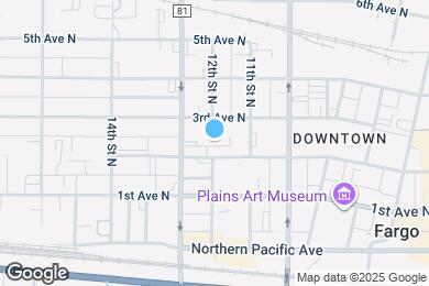 Map image of the property - 1201 2nd Ave N