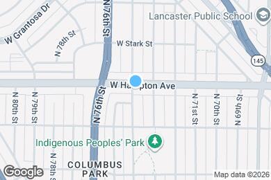 Map image of the property - 7335 W Hampton Ave