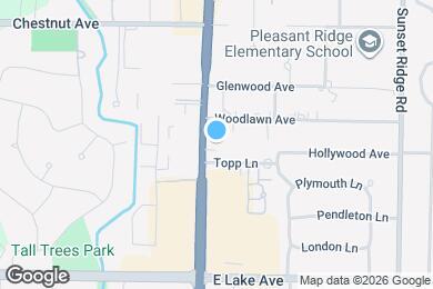 Map image of the property - 1603 Waukegan Rd