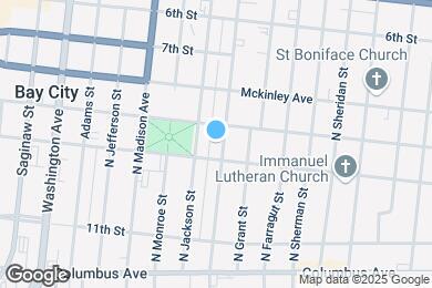 Map image of the property - 311 N Van Buren St