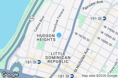 Map image of the property - 100 Bennett Ave