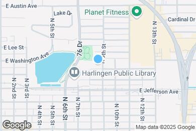 Map image of the property - 813 E Washington Ave