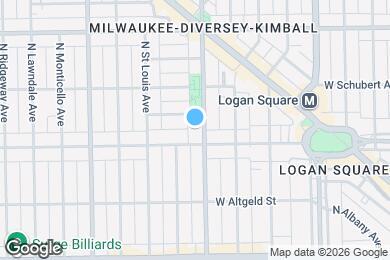 Map image of the property - 2610 N Kimball Ave
