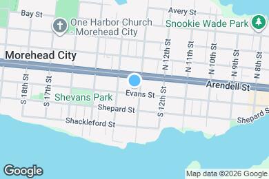 Map image of the property - 1302 Evans St