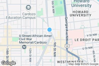 Map image of the property - 2120 Vermont Ave NW