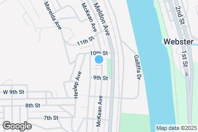 Map image of the property - 935 McKean Ave