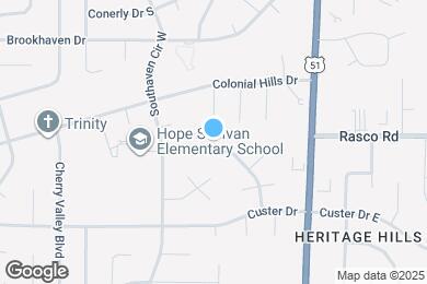 Map image of the property - 1722 Northfield Dr