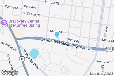 Map image of the property - 616 Carver Ave