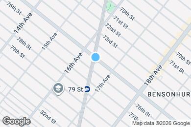 Map image of the property - NEW UTRECHT AVENUE