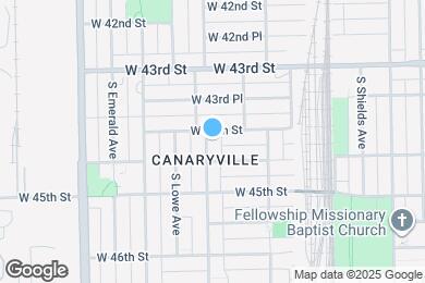 Map image of the property - 4407 S Wallace St