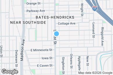 Map image of the property - 1529 S East St