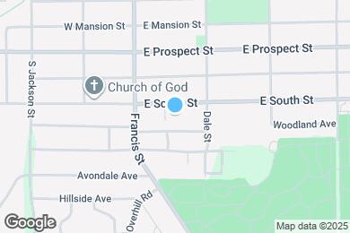 Map image of the property - 129 E South St