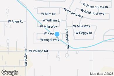 Map image of the property - 2696 W Angel Way
