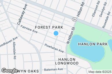 Map image of the property - 3400 Fairview Ave