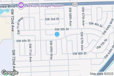 Map image of the property - 6881 SW 6th St