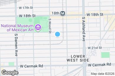 Map image of the property - 1734 W Cullerton St