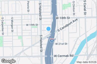 Map image of the property - 713 W 19th Pl