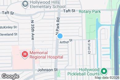 Map image of the property - 1313 N Park Rd