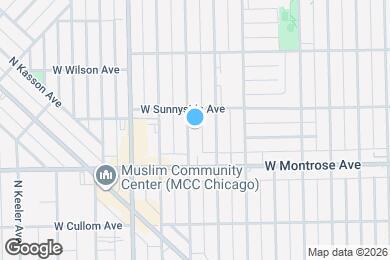 Map image of the property - 4447 N Springfield Ave