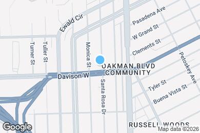 Map image of the property - 13523 Santa Rosa Dr