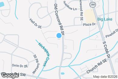 Map image of the property - 1007 Oaks Pkwy SE