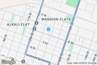 Map image of the property - 1321 E St
