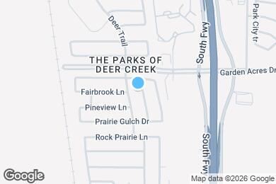 Map image of the property - 10816 Briaroaks Dr