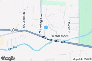 Map image of the property - 1328 N Stever Ave