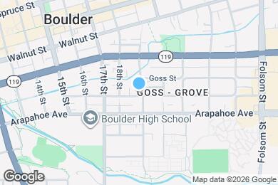 Map image of the property - 1843 Grove St