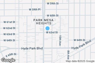 Map image of the property - 3321 W 63rd St