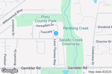 Map image of the property - 1203 Picardie Dr