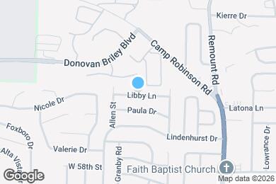Map image of the property - 512 Libby Ln