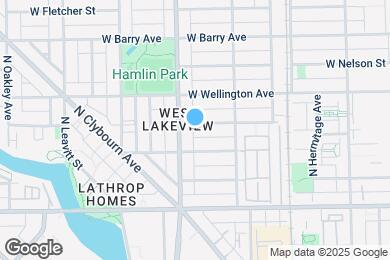 Map image of the property - 1943 W Oakdale Ave