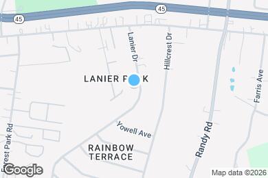 Map image of the property - 230 Lanier Dr