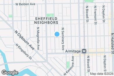 Map image of the property - 2059 N Clifton Ave