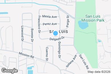 Map image of the property - 2402 Delgado Dr