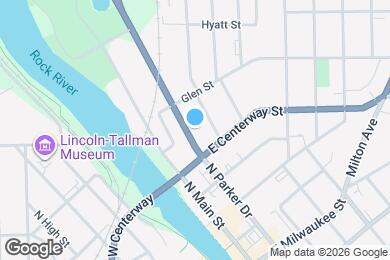 Map image of the property - 424 N Parker Dr