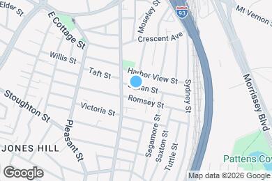 Map image of the property - New RoostUp Furnished Private Bedroom with Private Bath in Dorchester, Boston!