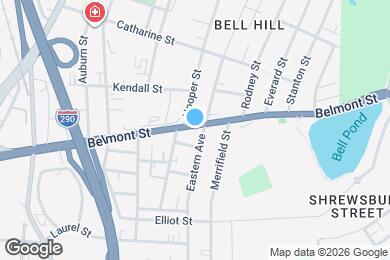 Map image of the property - 150 Belmont St