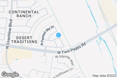 Map image of the property - 9325 N Scarlet Canyon Dr